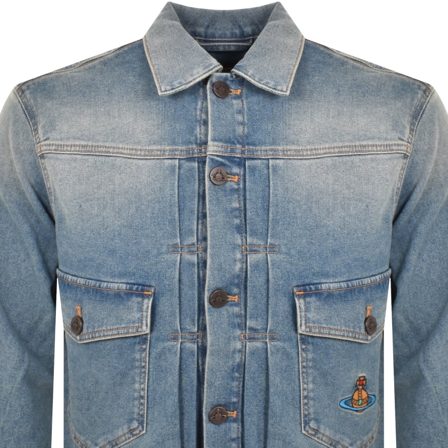 Vivienne westwood denim jacket 2025